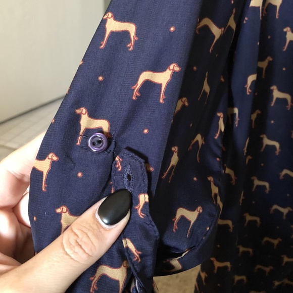 Modcloth Falling in Puppy Love Tunic - Picture 3 of 6